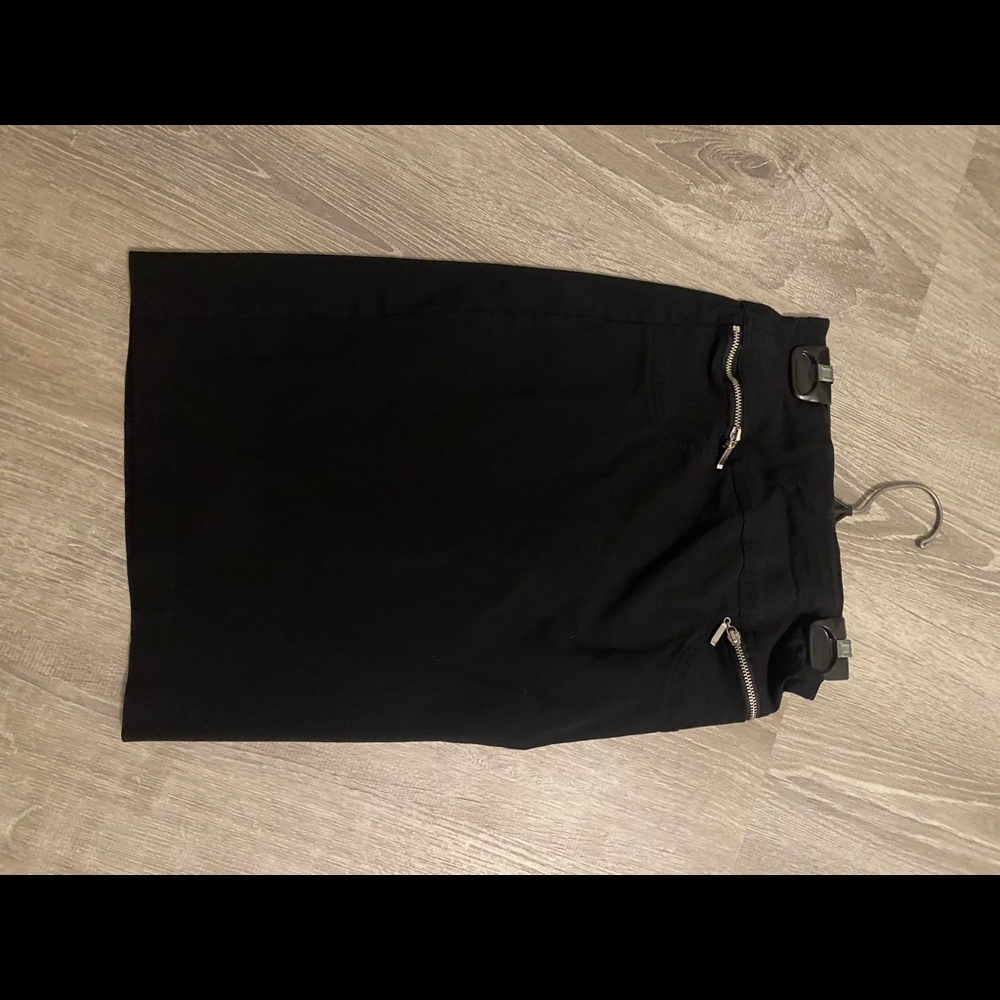 Black pencil skirt